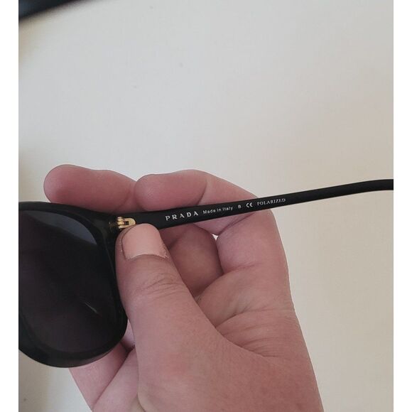 Prada Polorized Sunglasses in Black - Picture 6 of 7